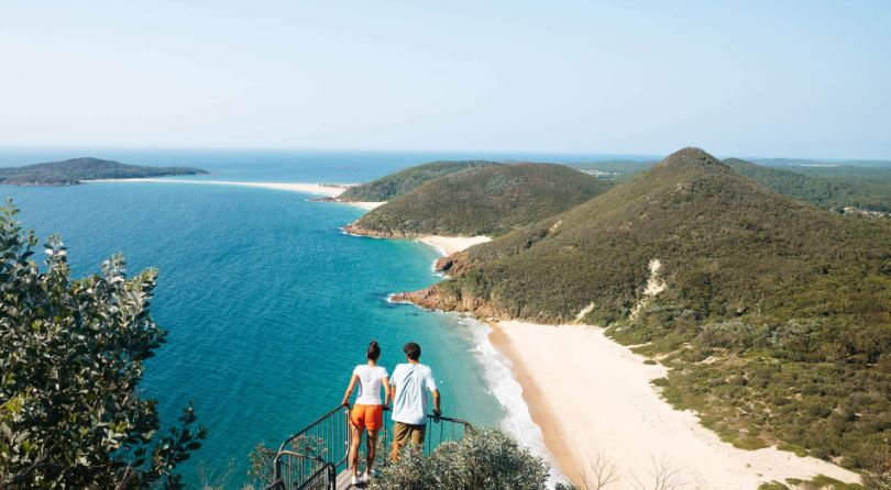 Visit the beaches in Port Stephens